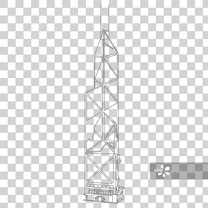 中银大厦图片素材