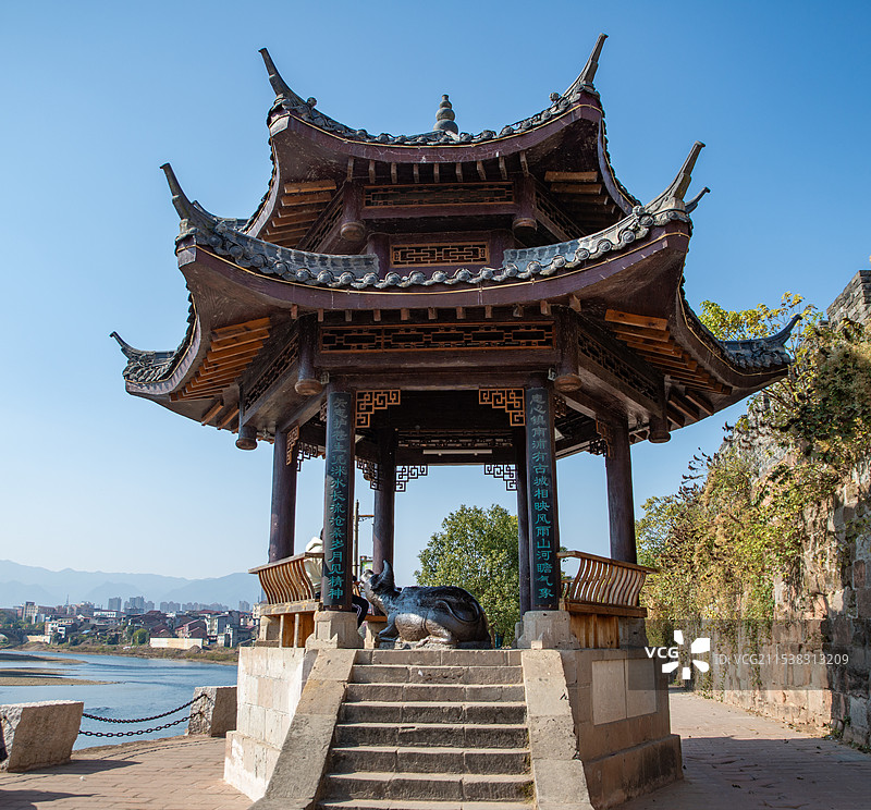 湖南株洲茶陵县千年铁犀图片素材