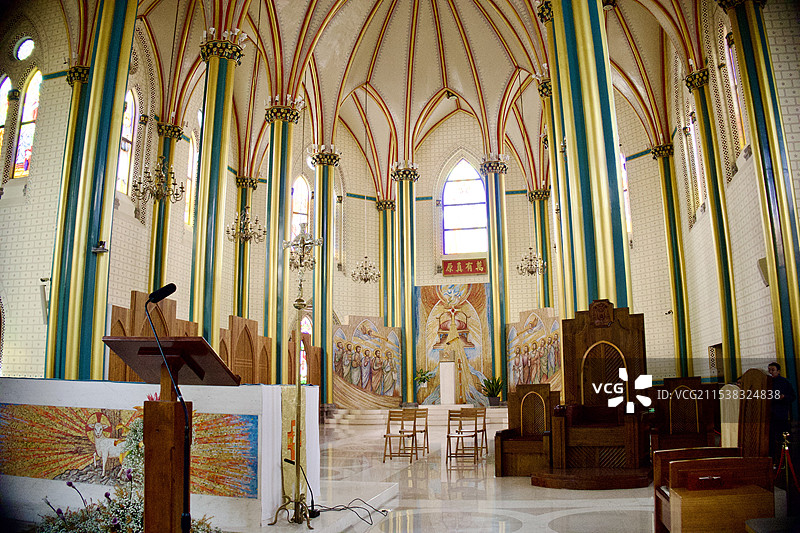 西什库教堂图片素材