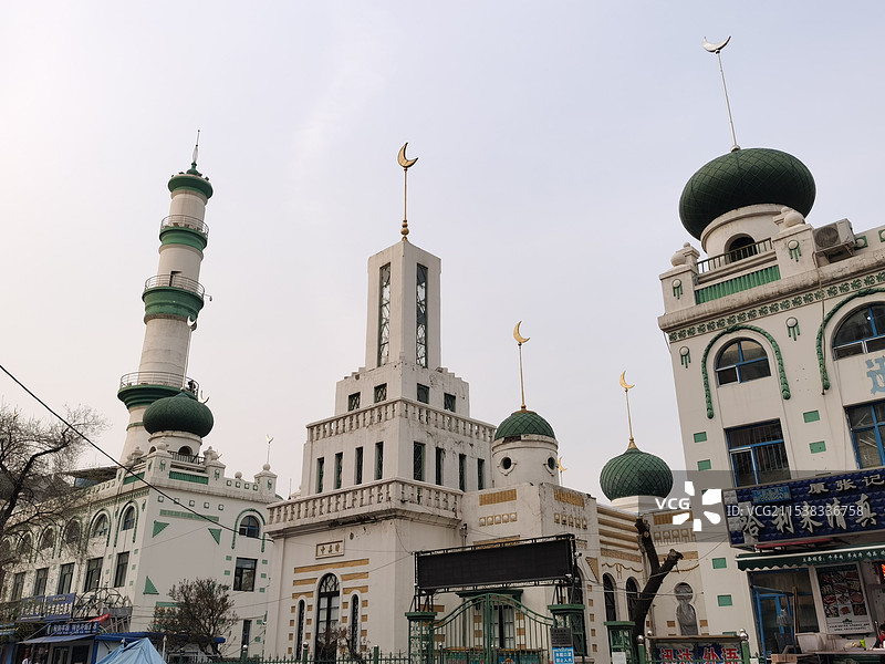 哈尔滨老道外中华巴洛克建筑图片素材