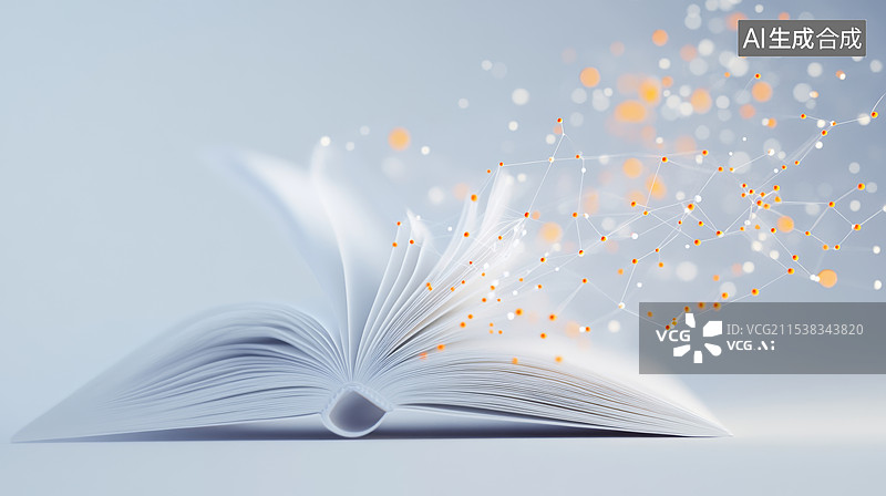 【AI数字艺术】3D书籍背景图片素材