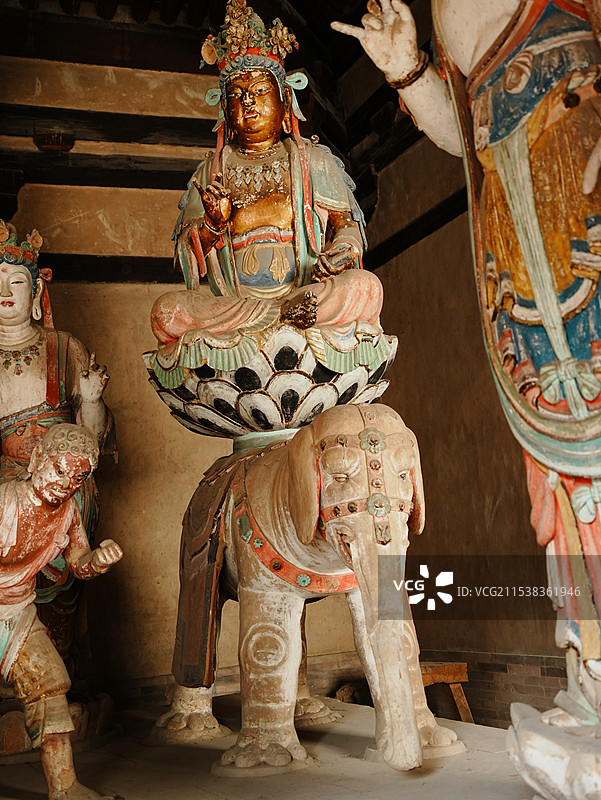 山西忻州五台县南禅寺图片素材