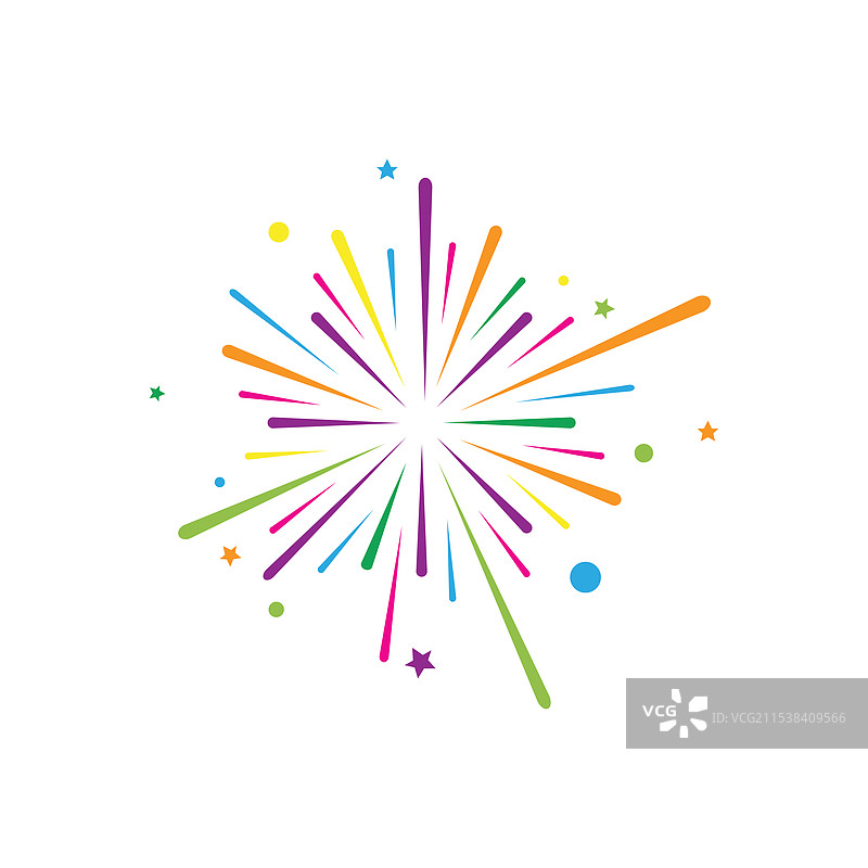 烟花图标图片素材