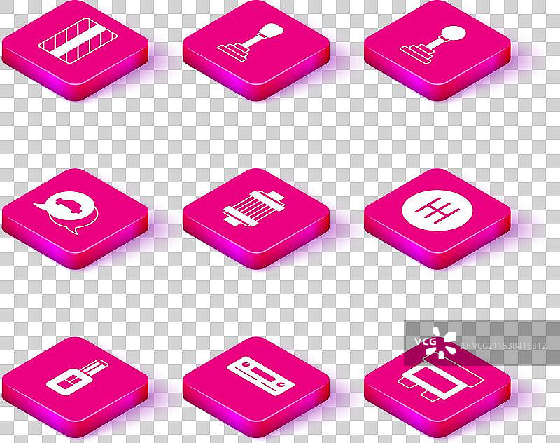 带遥控音频服务的汽车钥匙和空气过滤器图片素材