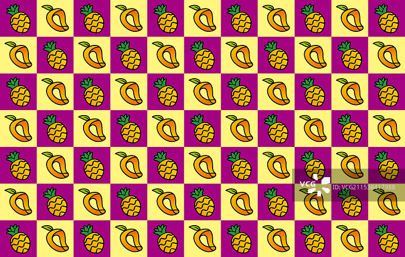 水果包装纸无缝图案设计图片素材