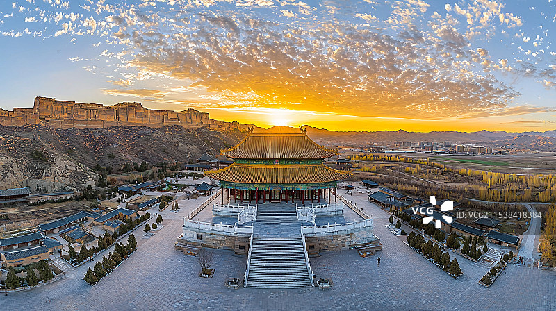 山西大同善化寺图片素材