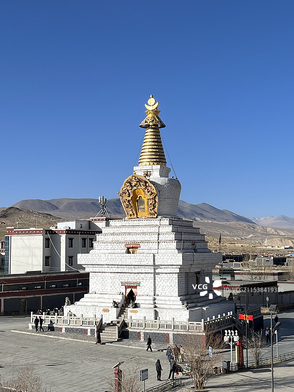 日喀则萨迦寺景区图片素材
