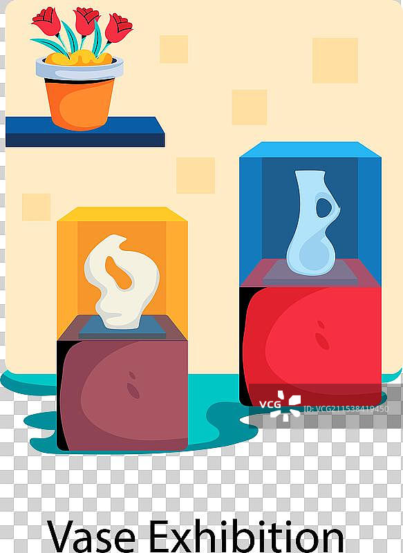 花瓶展览图片素材