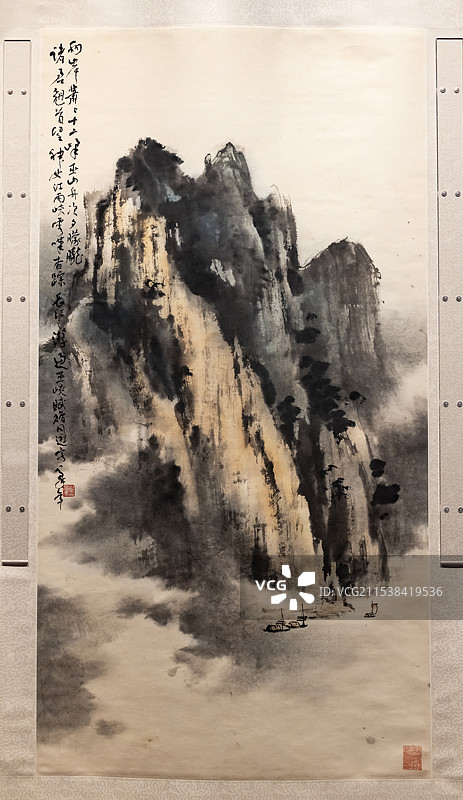 巫山神女峰 安徽博物院图片素材