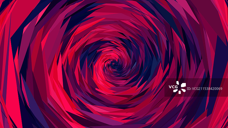 几何图形的鲜艳粉色玫瑰与三角形背景图片素材