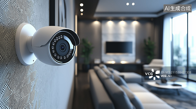 【AI数字艺术】家庭监控摄像头图片素材