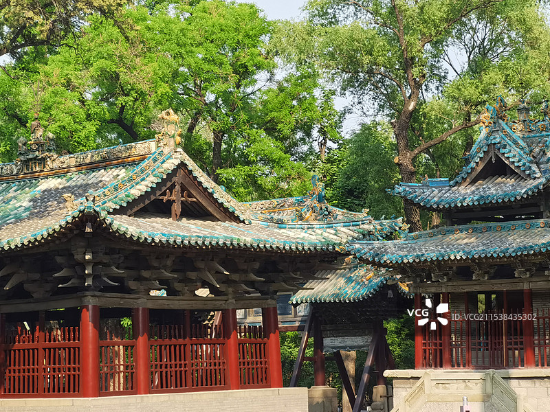 山西太原晋祠图片素材