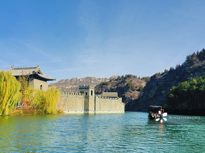 密云古北水镇一隅图片素材