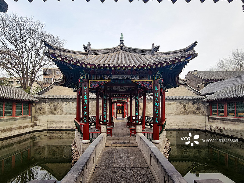 济南趵突泉公园万竹园（李苦禅纪念馆）图片素材