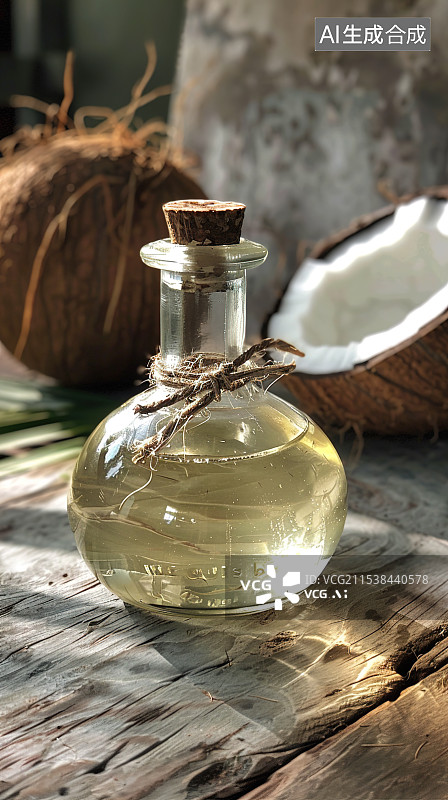 【AI数字艺术】椰子 椰汁图片素材