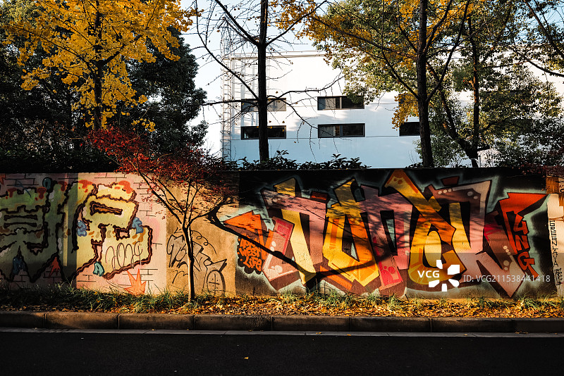 工业园区街景～插画小镇图片素材