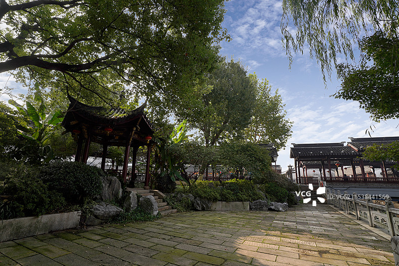 浙江省嘉兴市秀洲区新塍古镇图片素材