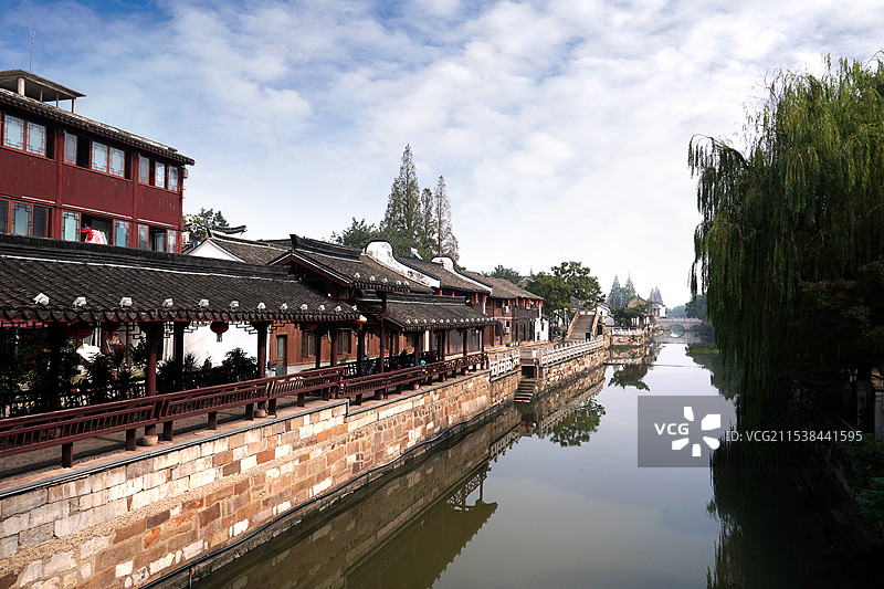 浙江省嘉兴市秀洲区新塍古镇图片素材