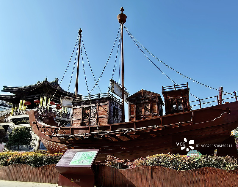 西安大唐西市景区风光图片素材