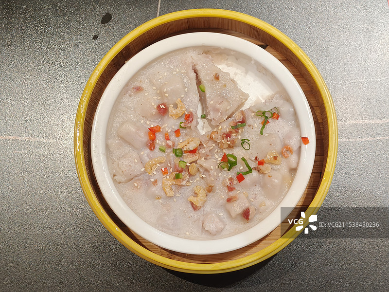 广东早茶芋头糕图片素材