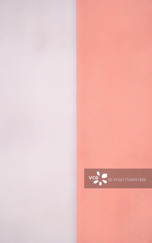 极简粉白墙面分割图片素材