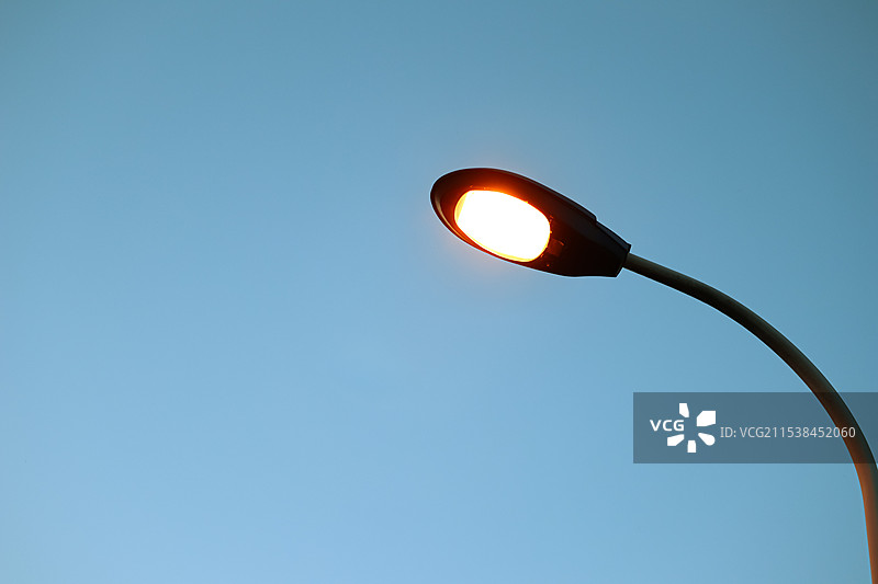 路灯特写图片素材