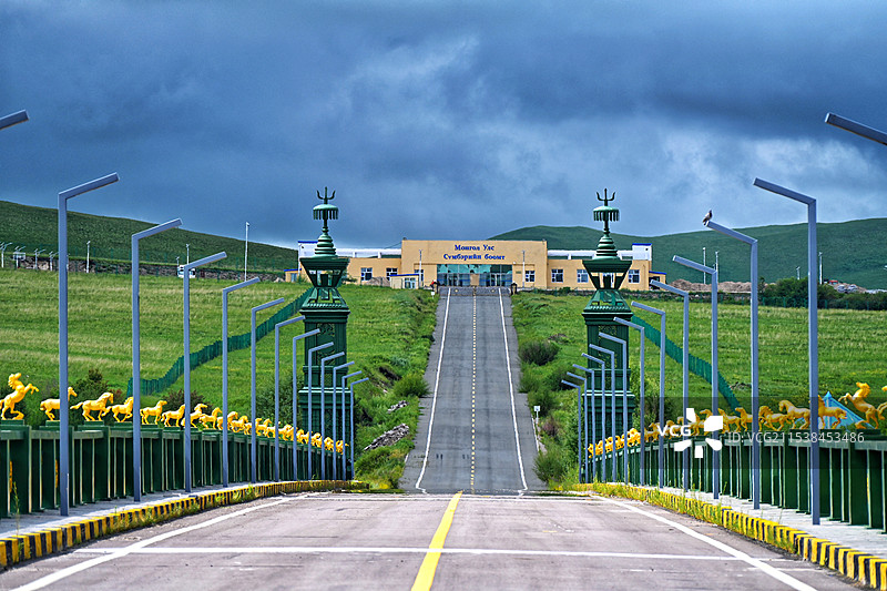 边境之路（阿尔山口岸）图片素材