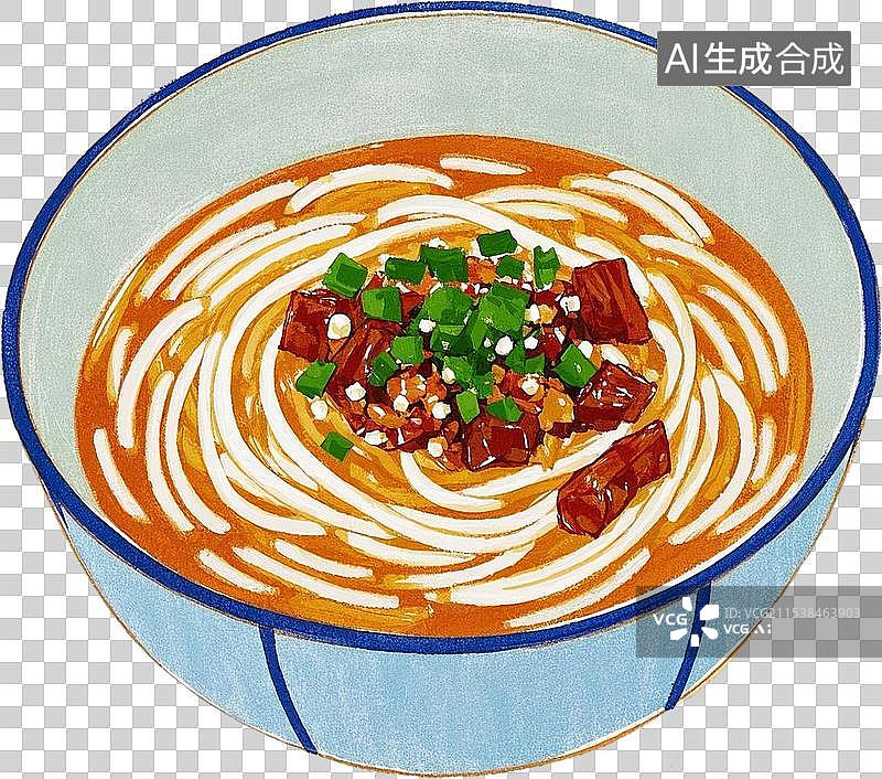 【AI数字艺术】一碗手工面条图片素材
