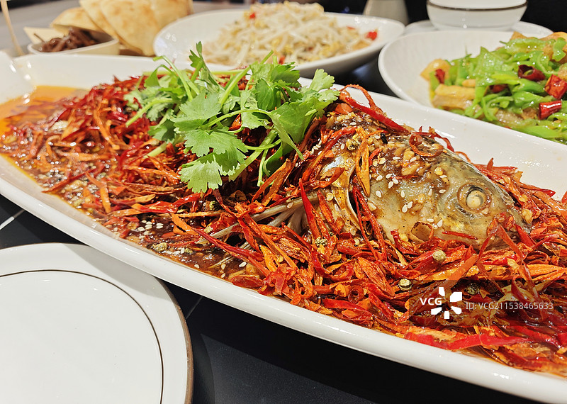 徐州蒜爆鱼 糖醋鱼图片素材