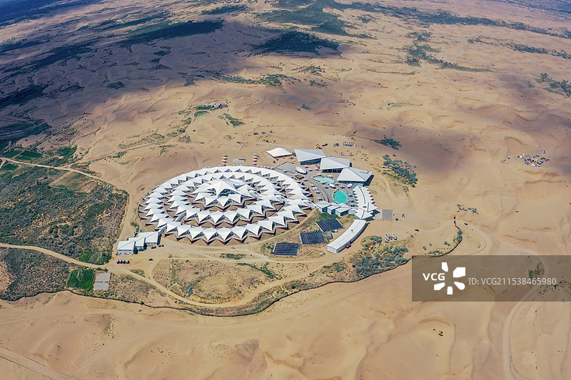 内蒙古响沙湾旅游区莲花酒店图片素材