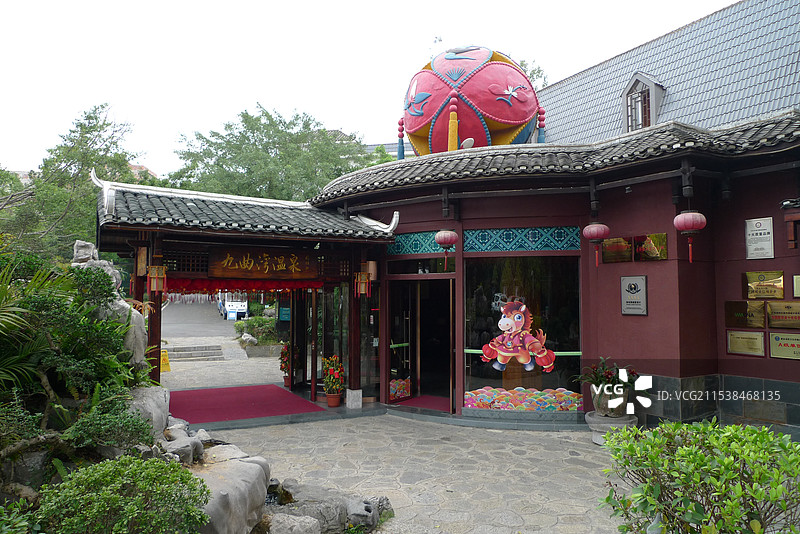 广西南宁九曲湾温泉景区图片素材