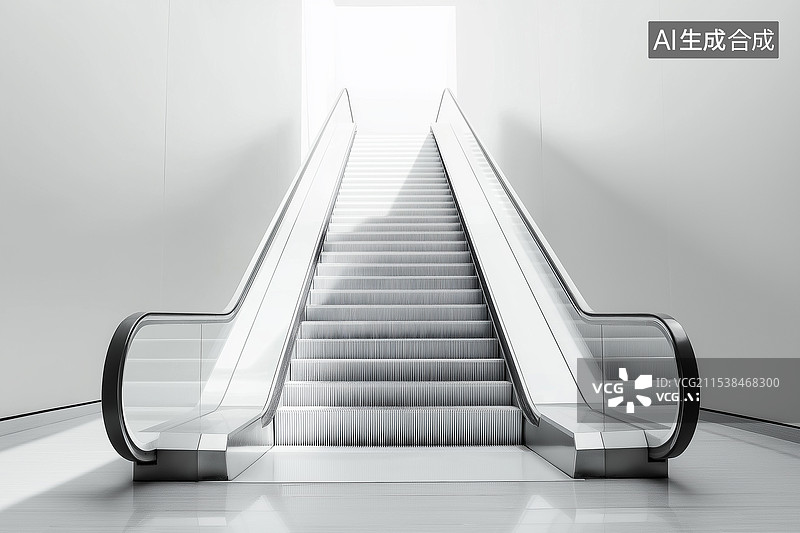 【AI数字艺术】扶梯图片素材