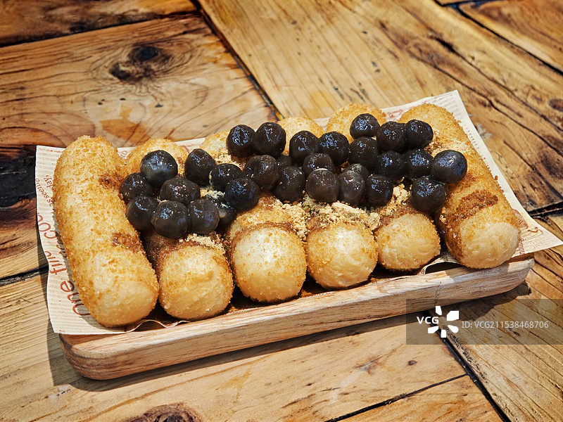 四川小吃红糖糍粑图片素材