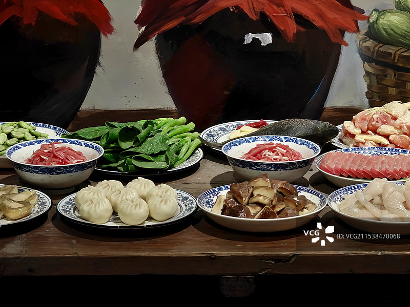 成都博物馆六展馆之民俗馆展品图片素材