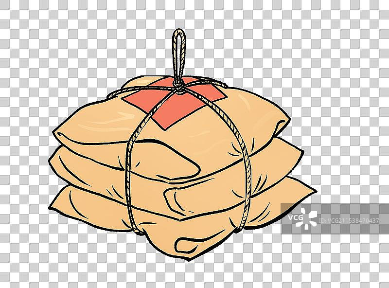 三包中草药卡通漫画元素图片素材