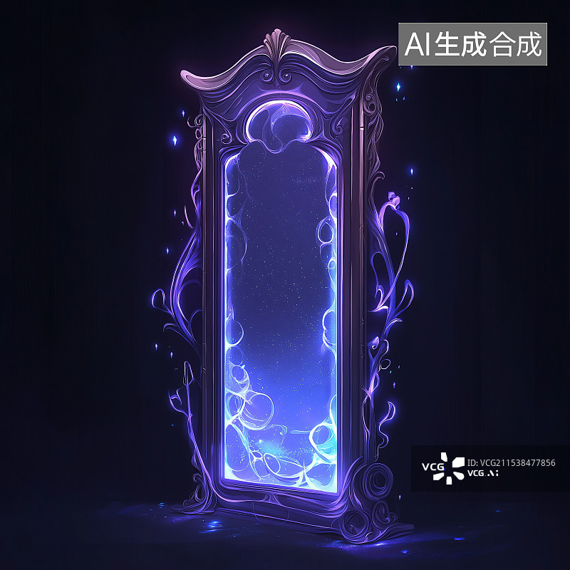 【AI数字艺术】高美感游戏特效服饰，古风仙侠风飘逸裙子，华丽玄幻，光影灵动，塑造角色魅力，尽显美服特色。图片素材