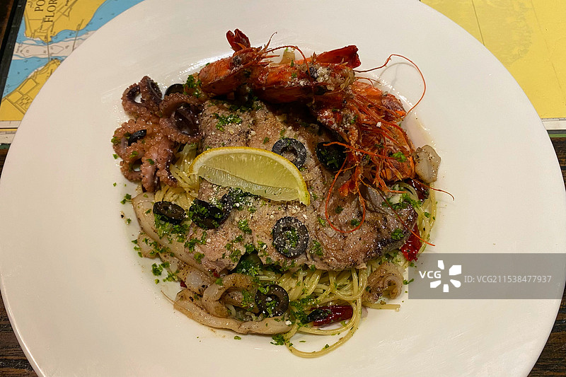 斯里兰卡加勒大酒店海鲜面图片素材