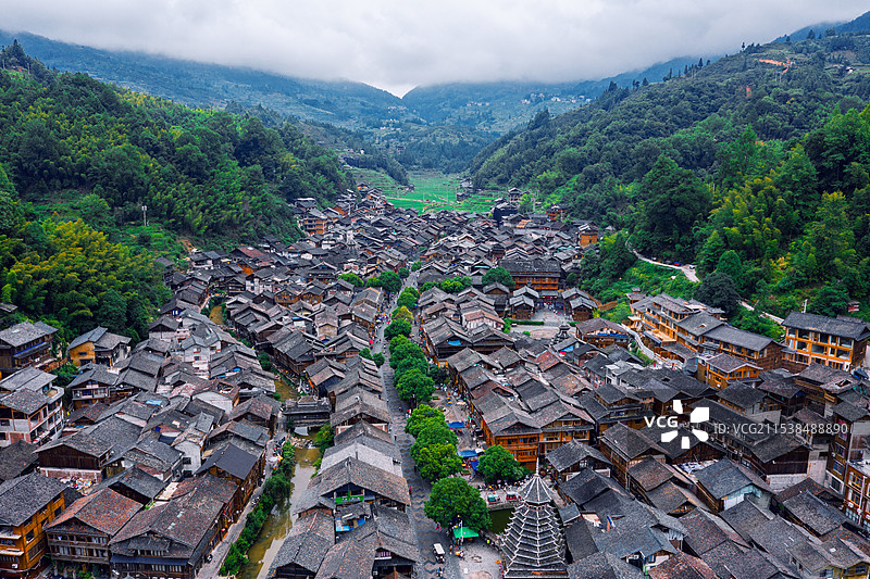 黔东南肇兴侗寨图片素材