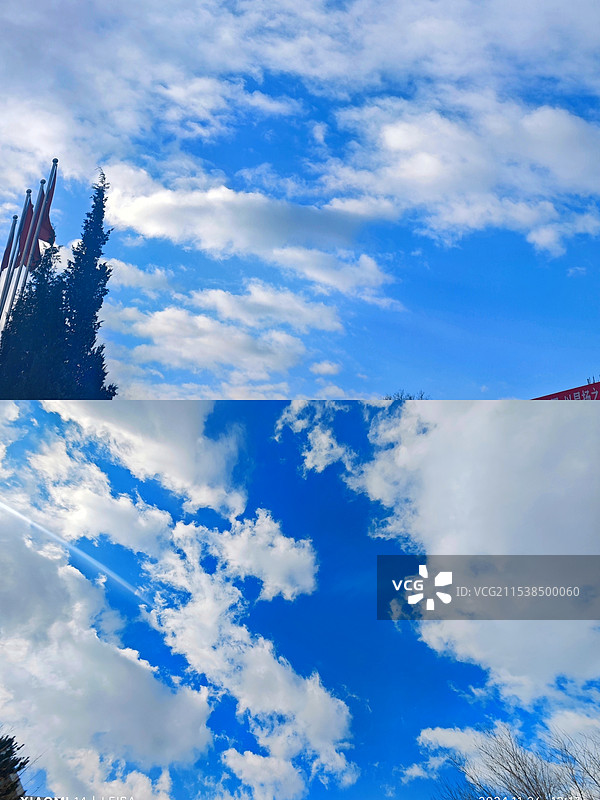 蓝天白云图片素材