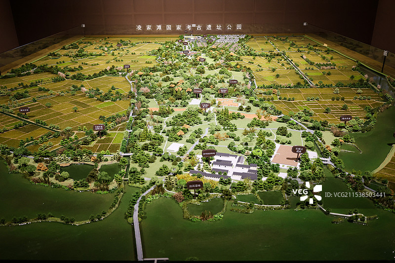 文明先锋凌家滩文化玉器展故宫博物院文华殿凌家滩国家考古遗址公园图片素材