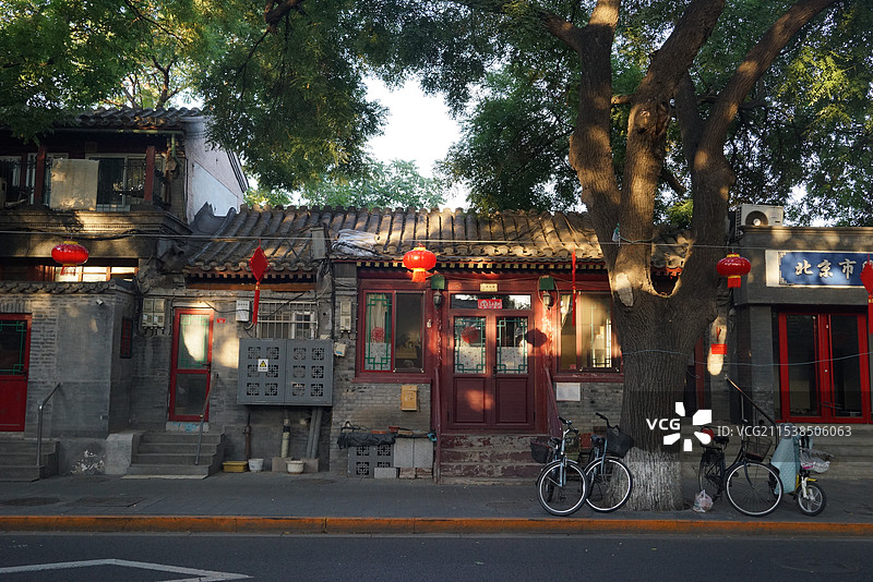北京北池子大街街景图片素材
