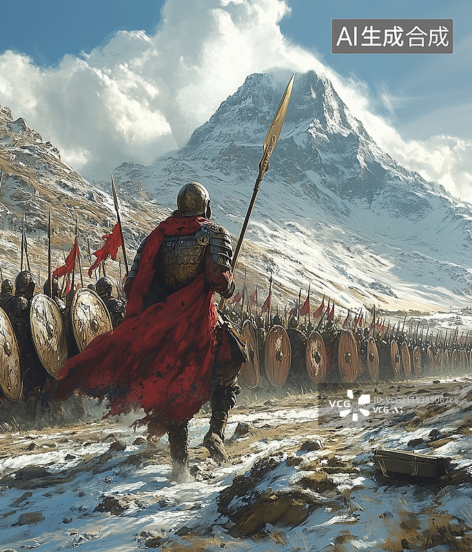 【AI数字艺术】古战场图片素材