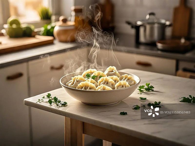 饺子带来的温暖图片素材