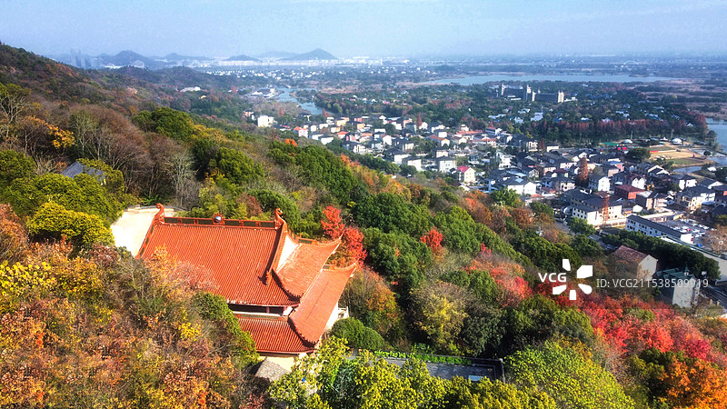 德清防风山蝙蝠寺（下渚湖湿地）图片素材