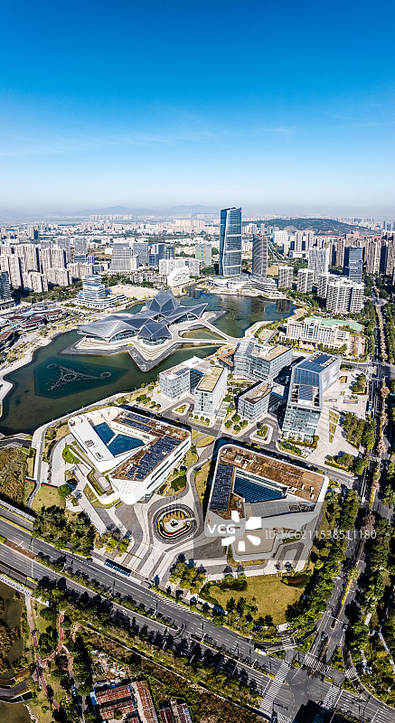 中国广东省珠海金湾市民艺术中心图片素材