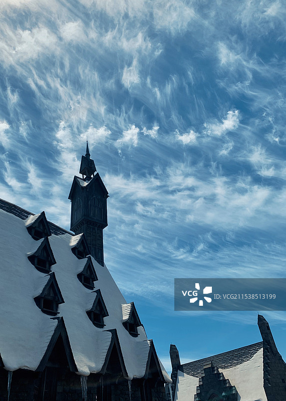 北京环球影城古堡图片素材