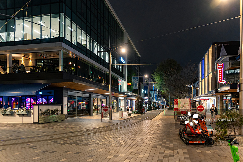 新西兰基督城城市街景图片素材