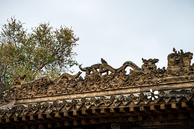 古建筑屋顶图片素材