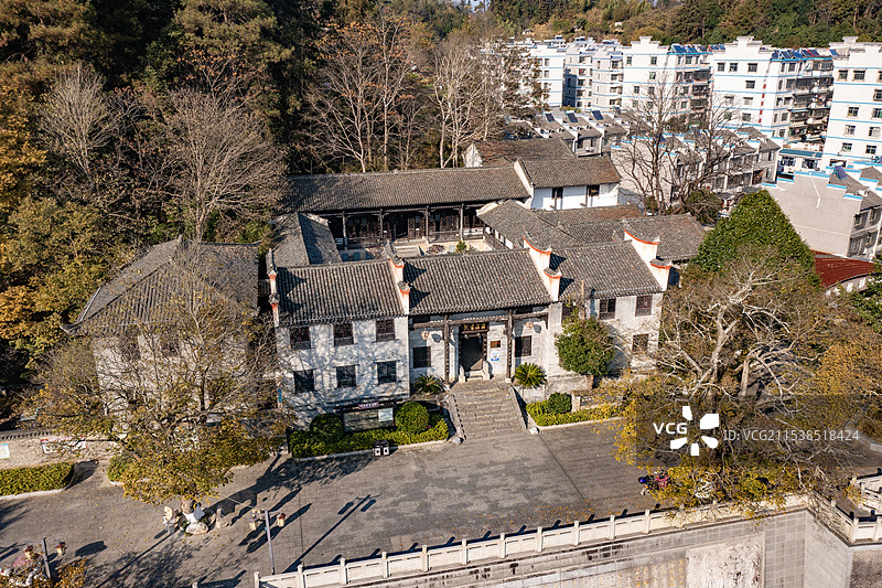 航拍湖南郴州汝城城市风光图片素材