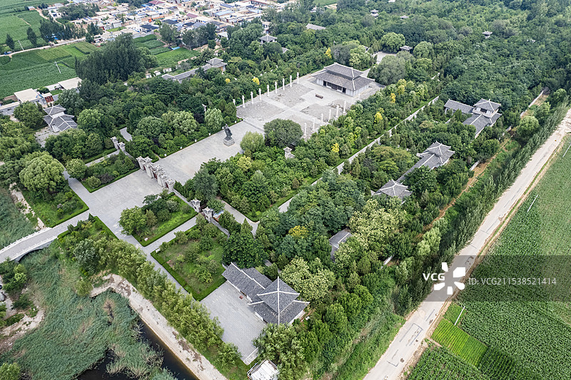 山东省聊城市阳谷县蚩尤陵景区景观图片素材